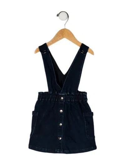 Pre-owned Chloé Babies' Denim Dress In Blue