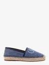 Chloé Denim Espadrillas With Embroidered Logo