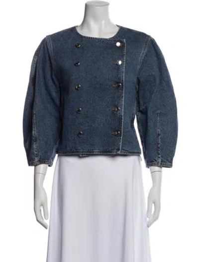 Pre-owned Chloé Denim Jacket In Blue