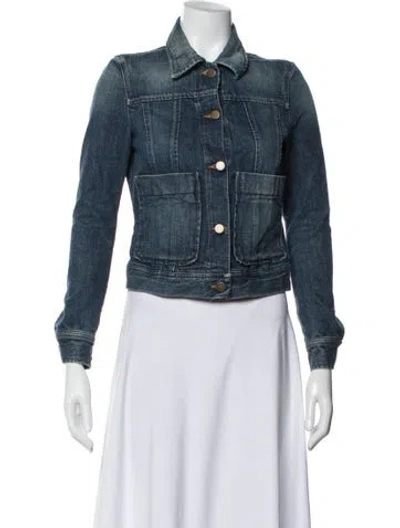 Pre-owned Chloé Denim Jacket In Blue