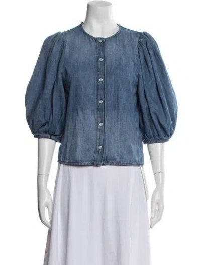 Pre-owned Chloé Denim Jacket In Blue