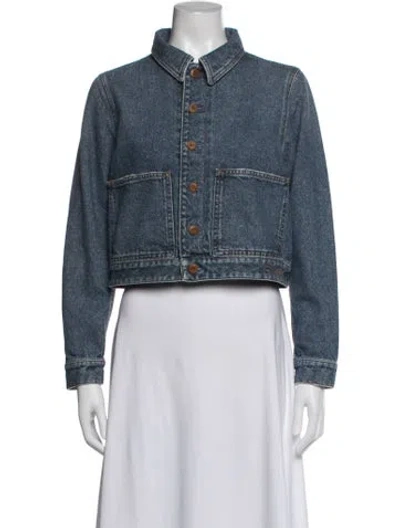Pre-owned Chloé Denim Jacket In Blue