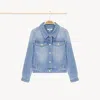 Chloé Veste En Jean Femme Bleu Taille 14 90% Coton, 8% Polyester, 2% Élasthanne In Blue