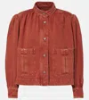 Chloé Denim Jacket In Brown