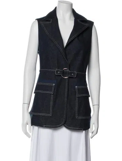 Pre-owned Chloé Denim Jacket W/ Tags In Blue