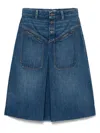 Chloé Denim Midi Skirt
