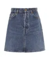 Chloé Denim Miniskirt In Blue