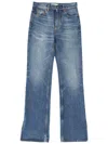 Chloé High-waisted Cropped Jeans In Blue