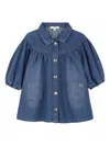 Chloé Denim Shirt Dress In Blue