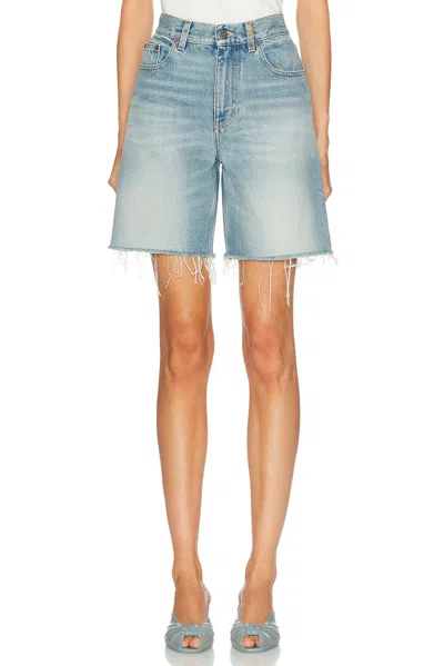 Chloé Denim Short In Blue