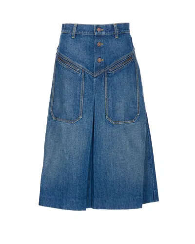 CHLOÉ DENIM SKIRT