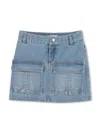 Chloé Logo-patch Denim Skirt