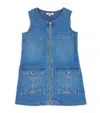 Chloé Denim Sleeveless Dress In Blue