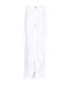 Chloé Denim Trousers With Belt Loops In White