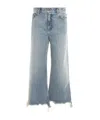 Chloé Light Blue High Waist Jeans In Ice-blue