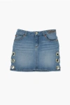 Chloé Denims Mini Skirt With Lace-up Detail