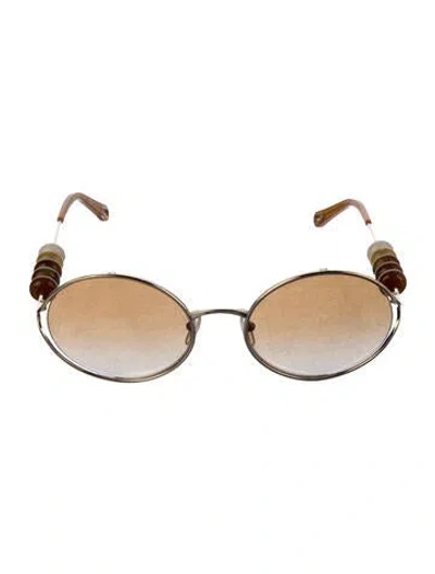 Pre-owned Chloé Dillie Round Sunglasses