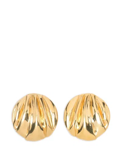 Chloé Disc Earrings In Gold