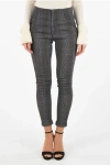 Chloé District Check Slim Fit Pants In Black