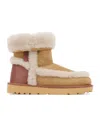 Chloé Dolcie Shearling-trimmed Suede Ankle Boots In Brown