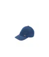 Chloé Iconic Logo Denim Cap In Blue