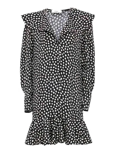 CHLOÉ DOTTED SILK DRESS