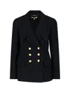 Chloé Double-breasted Black Blazer With Classic Lapel