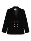 Chloé Cascade-lapel Double-breasted Boucle Jacket