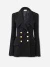 Chloé Double-breasted Wool-blend Jacket In Black