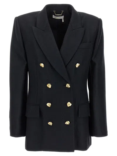 CHLOÉ CHLOÉ DOUBLE-BREASTED BLAZER WITH GOLD BUTTONS