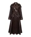Chloé Double Breasted Coat In Brown
