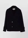 Chloé Double-breasted Notched Lapels Jacket Pockets In Black