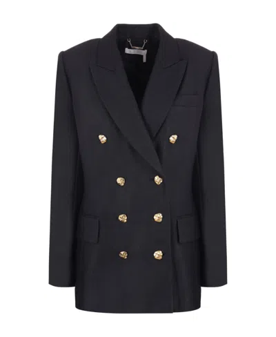 CHLOÉ CHLOÉ DOUBLE-BREASTED BUTTONED BLAZER