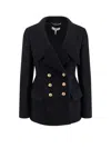 Chloé Double-breasted Virgin Wool Blend Blazer