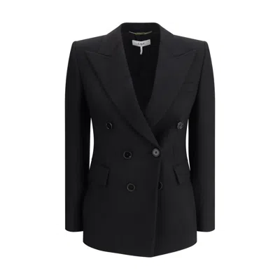 Chloé Women Double-breasted Blazer In Black