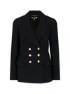 Chloé Cascade-lapel Double-breasted Boucle Jacket