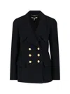 Chloé Cascade-lapel Double-breasted Boucle Jacket
