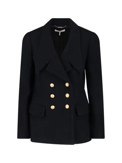 Chloé Double-breasted Wool Blend Blazer