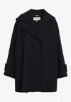 Chloé Wide Blue Double-breasted Coat