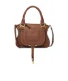 Chloé Double Handle And One Shoulder Bag In Brown