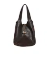 Chloé Small Balloon Patchwork Hobo Bag In Brown