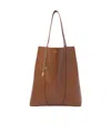 Chloé Double Handle Shoulder Bag In Brown