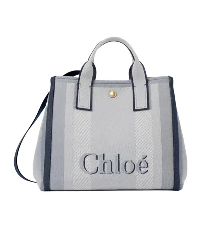Chloé Carry Tote Bag In Gray