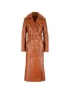 Chloé Double-breasted Jacket In Brown