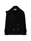 Chloé Double-breasted Wool Blend Coat In Multi