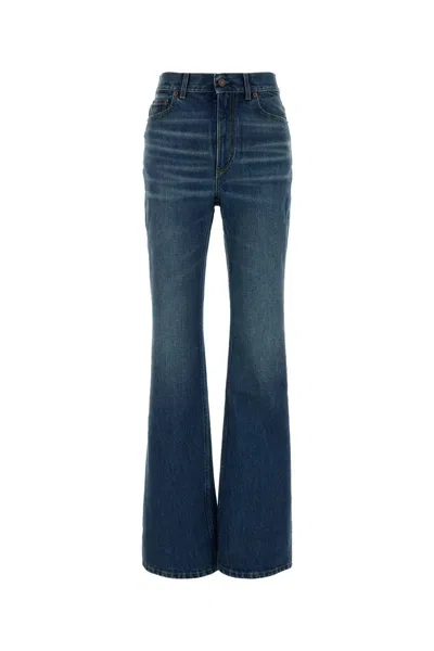Chloé Women Palazzo Jeans In Blue