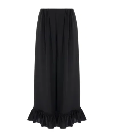 Chloé Draped Casual Pants In Black