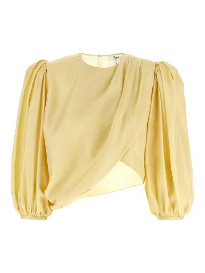 CHLOÉ DRAPED TOP