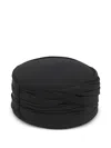 Chloé Draped Toque Hat In Black