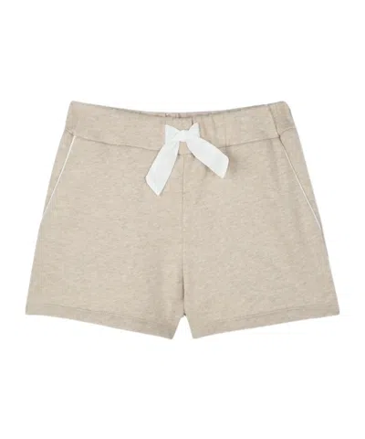 Chloé Kids' Drawstring Shorts In Beige